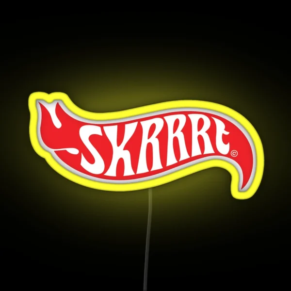 Skrrrt RGB Neon Sign
