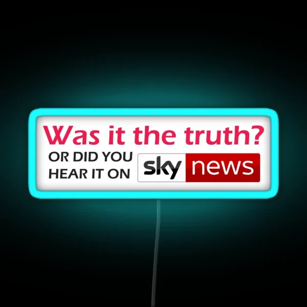 SKY NEWS RGB Neon Sign