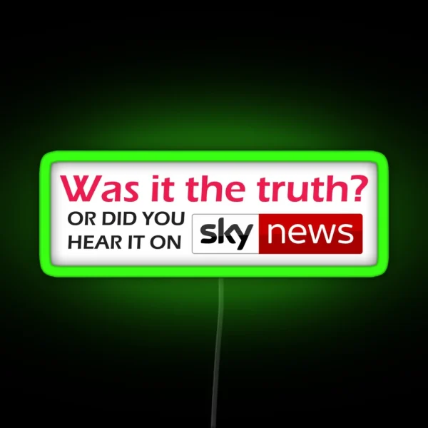 SKY NEWS RGB Neon Sign