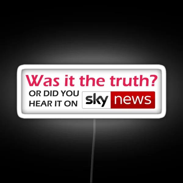 SKY NEWS RGB Neon Sign