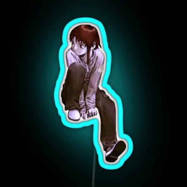 Slacker Lain Led RGB Neon Sign