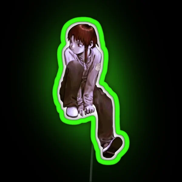 Slacker Lain Led RGB Neon Sign