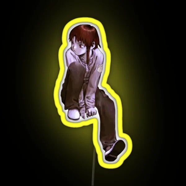 Slacker Lain Led RGB Neon Sign