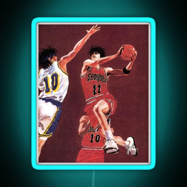 Slam Dunk 90s Anime RGB Neon Sign