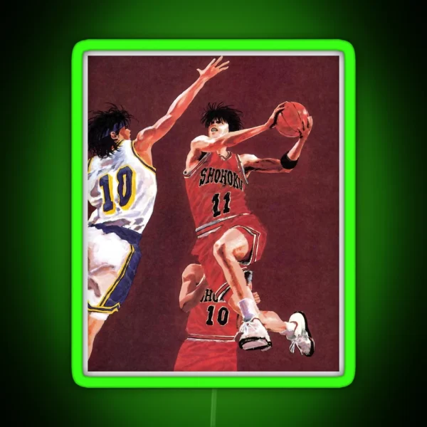 Slam Dunk 90s Anime RGB Neon Sign