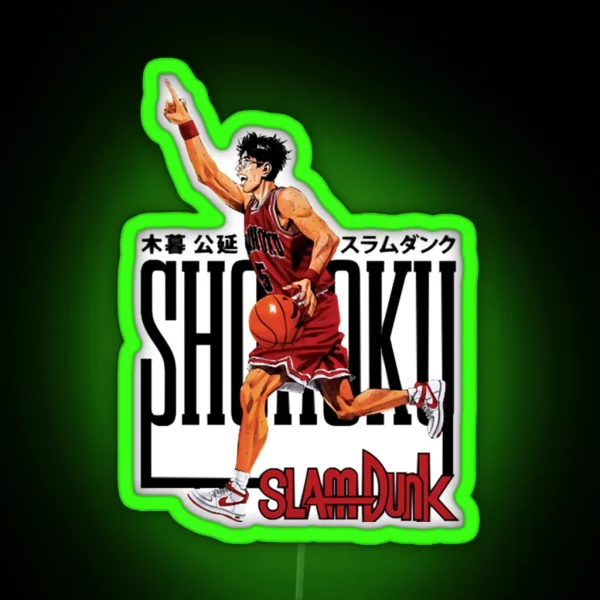 Slam Dunk Animemanga Kiminobu Kogure RGB Neon Sign