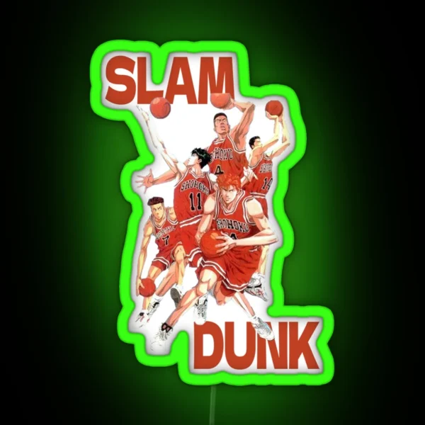 Slam Dunk Grew Anime RGB Neon Sign