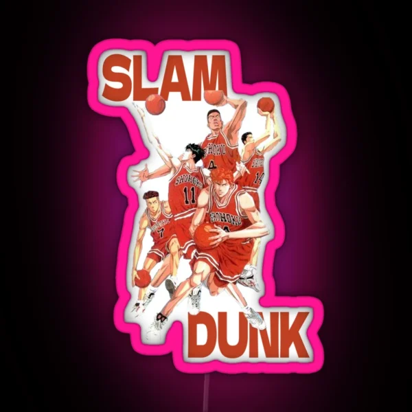 Slam Dunk Grew Anime RGB Neon Sign
