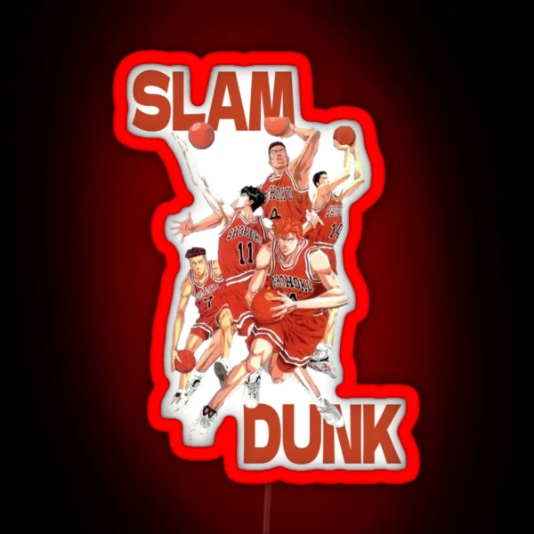 Slam Dunk Grew Anime RGB Neon Sign