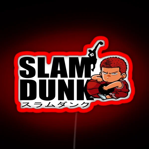 Slam Dunk Hanamichi Sakuragi RGB Neon Sign