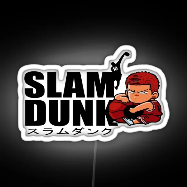 Slam Dunk Hanamichi Sakuragi RGB Neon Sign