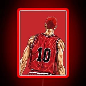 Slam Dunk Hanamichi Sakuragi RGB Neon Sign