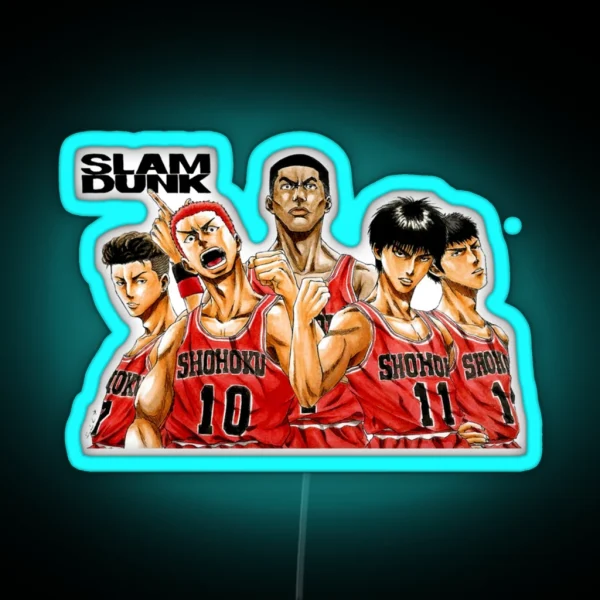 Slam Dunk Hanamichi Sakuragi SHOKOCU Classic RGB Neon Sign