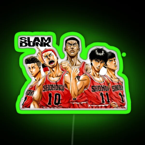 Slam Dunk Hanamichi Sakuragi SHOKOCU Classic RGB Neon Sign