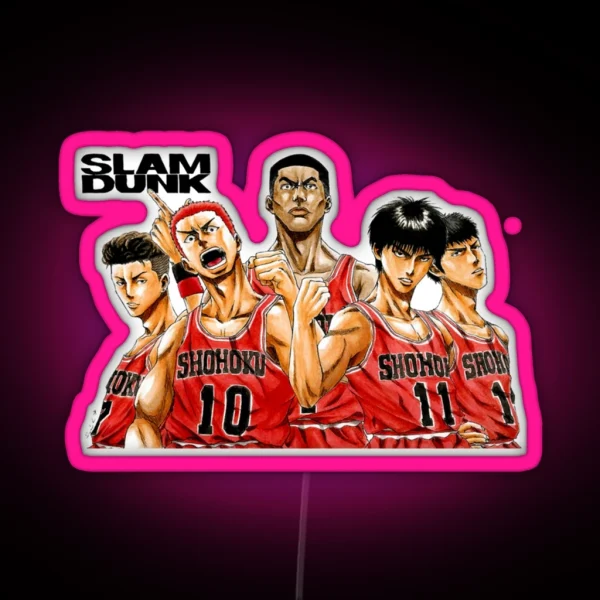 Slam Dunk Hanamichi Sakuragi SHOKOCU Classic RGB Neon Sign