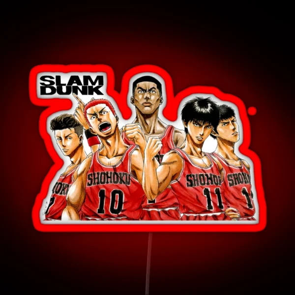 Slam Dunk Hanamichi Sakuragi SHOKOCU Classic RGB Neon Sign