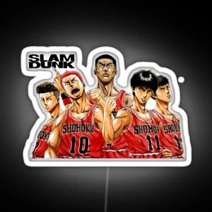 Slam Dunk Hanamichi Sakuragi SHOKOCU Classic RGB Neon Sign