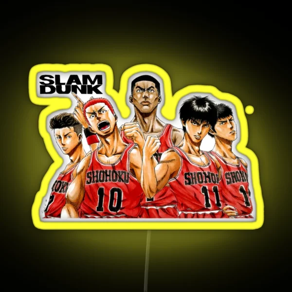 Slam Dunk Hanamichi Sakuragi SHOKOCU Classic RGB Neon Sign