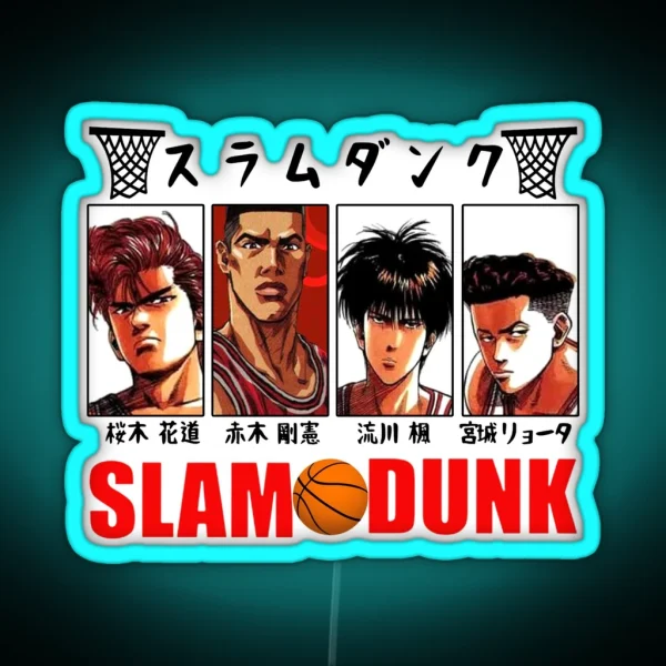 Slam Dunk Hanamichi Sakuragi SHOKOCU RGB Neon Sign