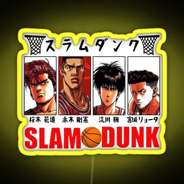 Slam Dunk Hanamichi Sakuragi SHOKOCU RGB Neon Sign