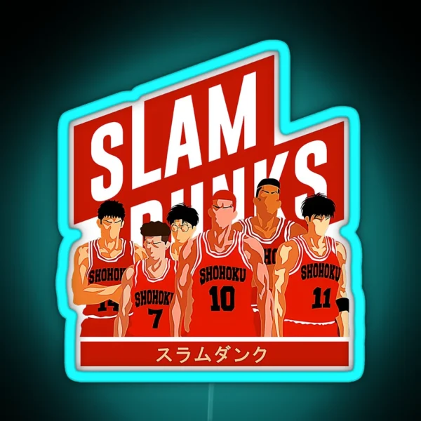 Slam Dunk K Slam Dunk Slam Dunk K RGB Neon Sign