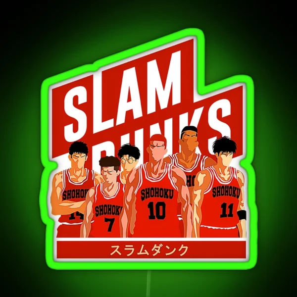 Slam Dunk K Slam Dunk Slam Dunk K RGB Neon Sign