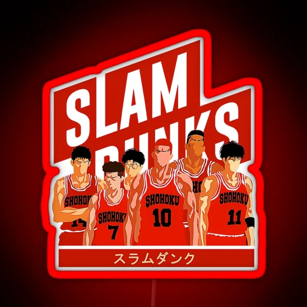 Slam Dunk K Slam Dunk Slam Dunk K RGB Neon Sign