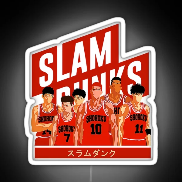 Slam Dunk K Slam Dunk Slam Dunk K RGB Neon Sign