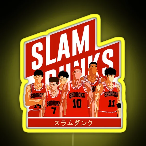 Slam Dunk K Slam Dunk Slam Dunk K RGB Neon Sign