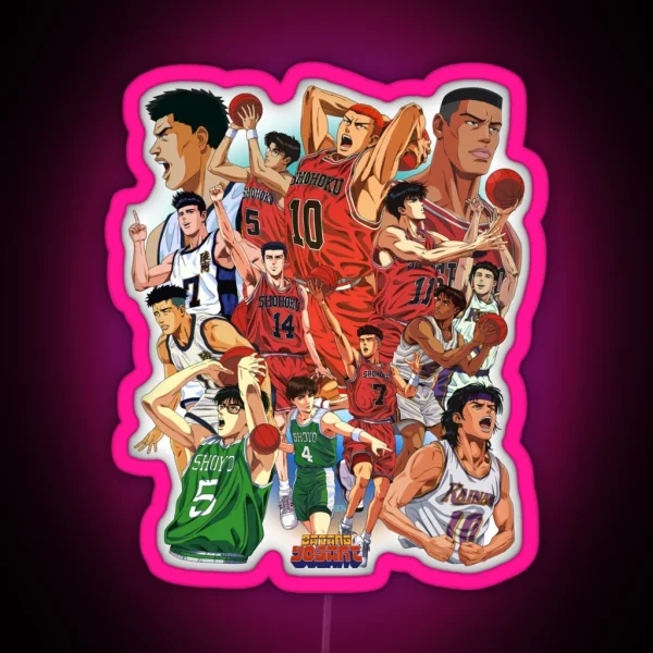 Slam Dunk RGB Neon Sign