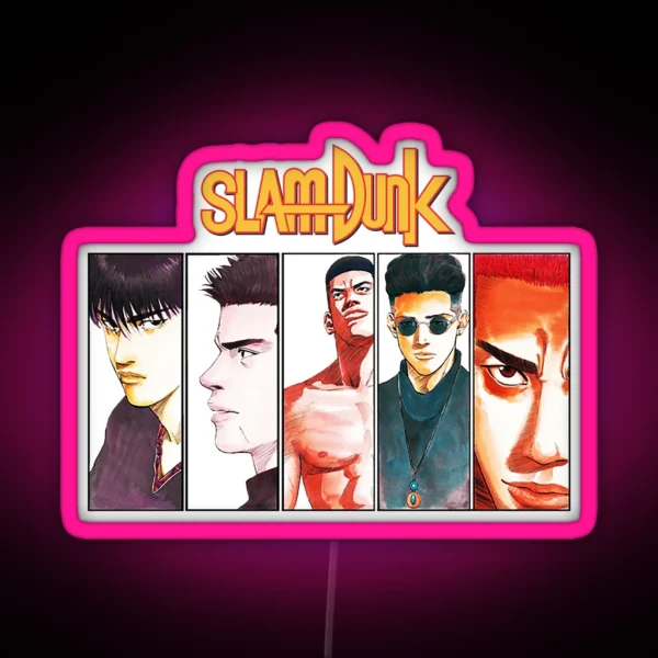 Slam Dunk RGB Neon Sign