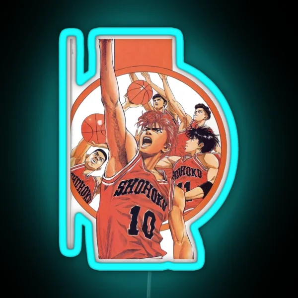 Slam Dunk RGB Neon Sign