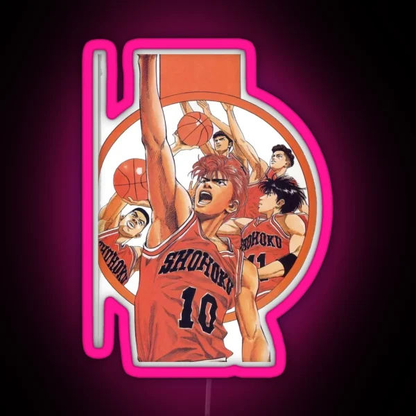Slam Dunk RGB Neon Sign