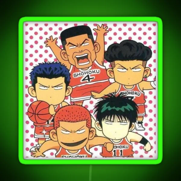 Slam Dunk SHOHOKU RGB Neon Sign