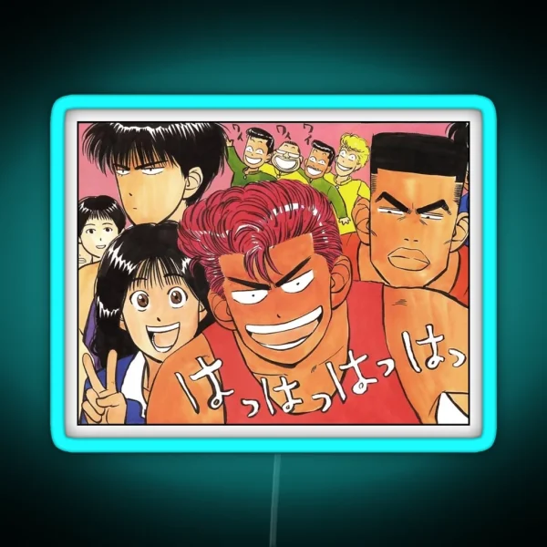 Slam Dunk Shohoku RGB Neon Sign