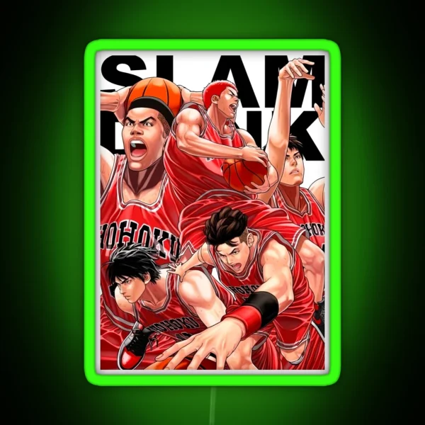 Slamdunk Team RGB Neon Sign