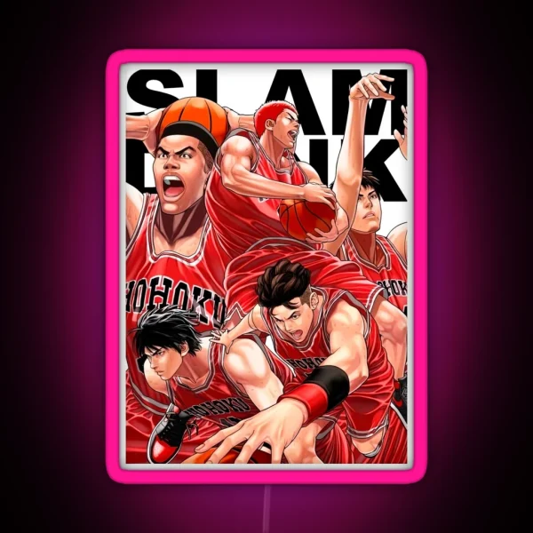 Slamdunk Team RGB Neon Sign