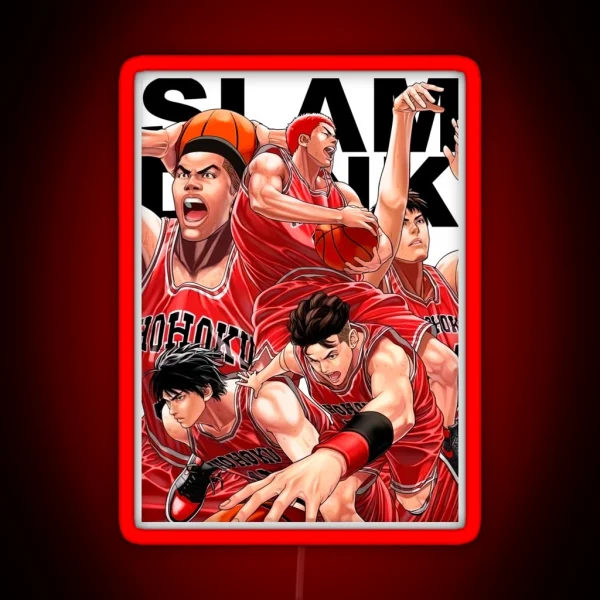 Slamdunk Team RGB Neon Sign