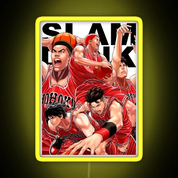 Slamdunk Team RGB Neon Sign