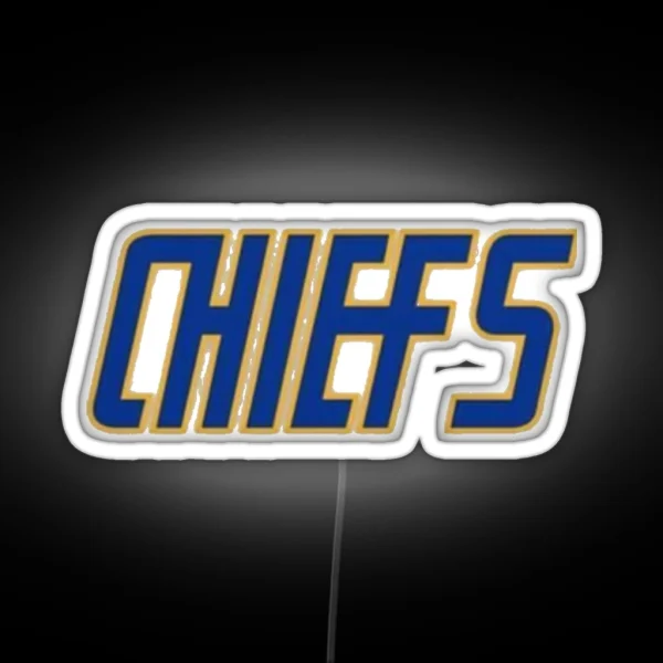 Slap Shot Charlestown Chiefs Hanson Brothers White RGB Neon Sign