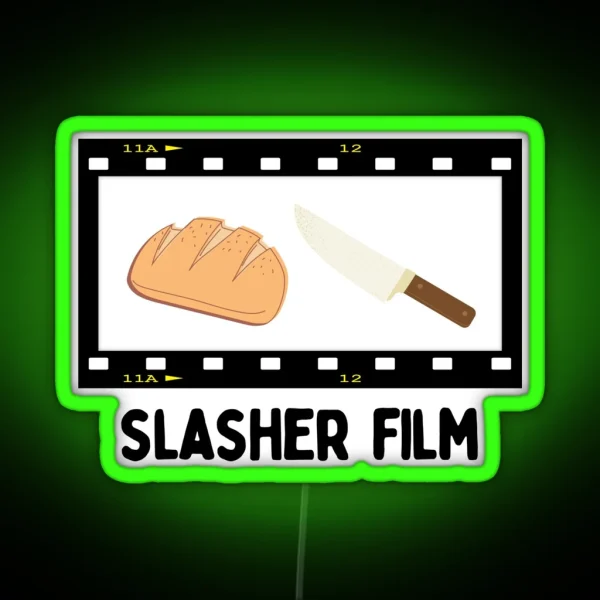 Slasher Film RGB Neon Sign