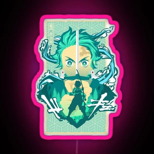 Slashing Tanji Ro RGB Neon Sign