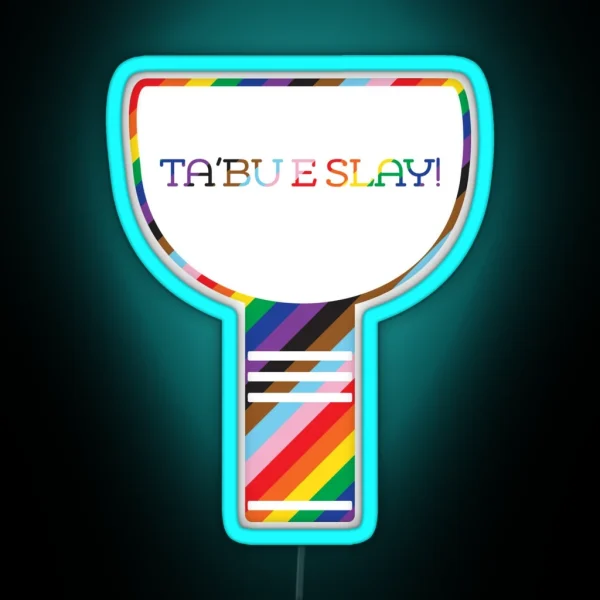 Slay The Moment Pride RGB Neon Sign