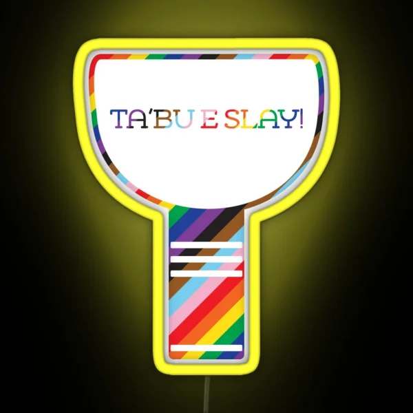 Slay The Moment Pride RGB Neon Sign