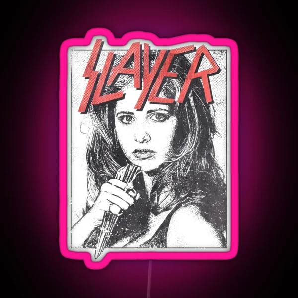 Slayer Buffy RGB Neon Sign