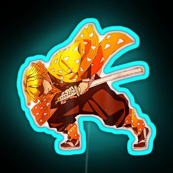 Slayer Demon Anime Graphic Led Led RGB Neon Sign