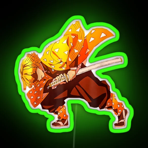 Slayer Demon Anime Graphic Led Led RGB Neon Sign