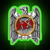 RGB LED Neon Sign featuring a Slayer Silver Eagle logo