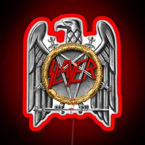 Slayer Silver Eagle Led RGB Neon Sign