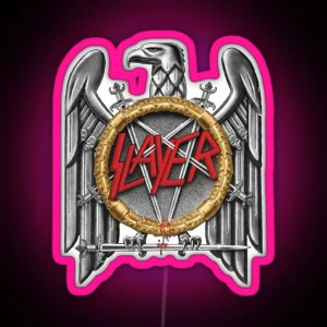 Slayer Silver Eagle RGB Neon Sign